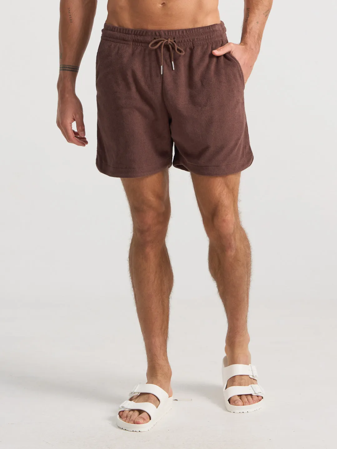 GLORY DAYS FLOAT SHORTS - CHOCOLATE sold by Bondi Active