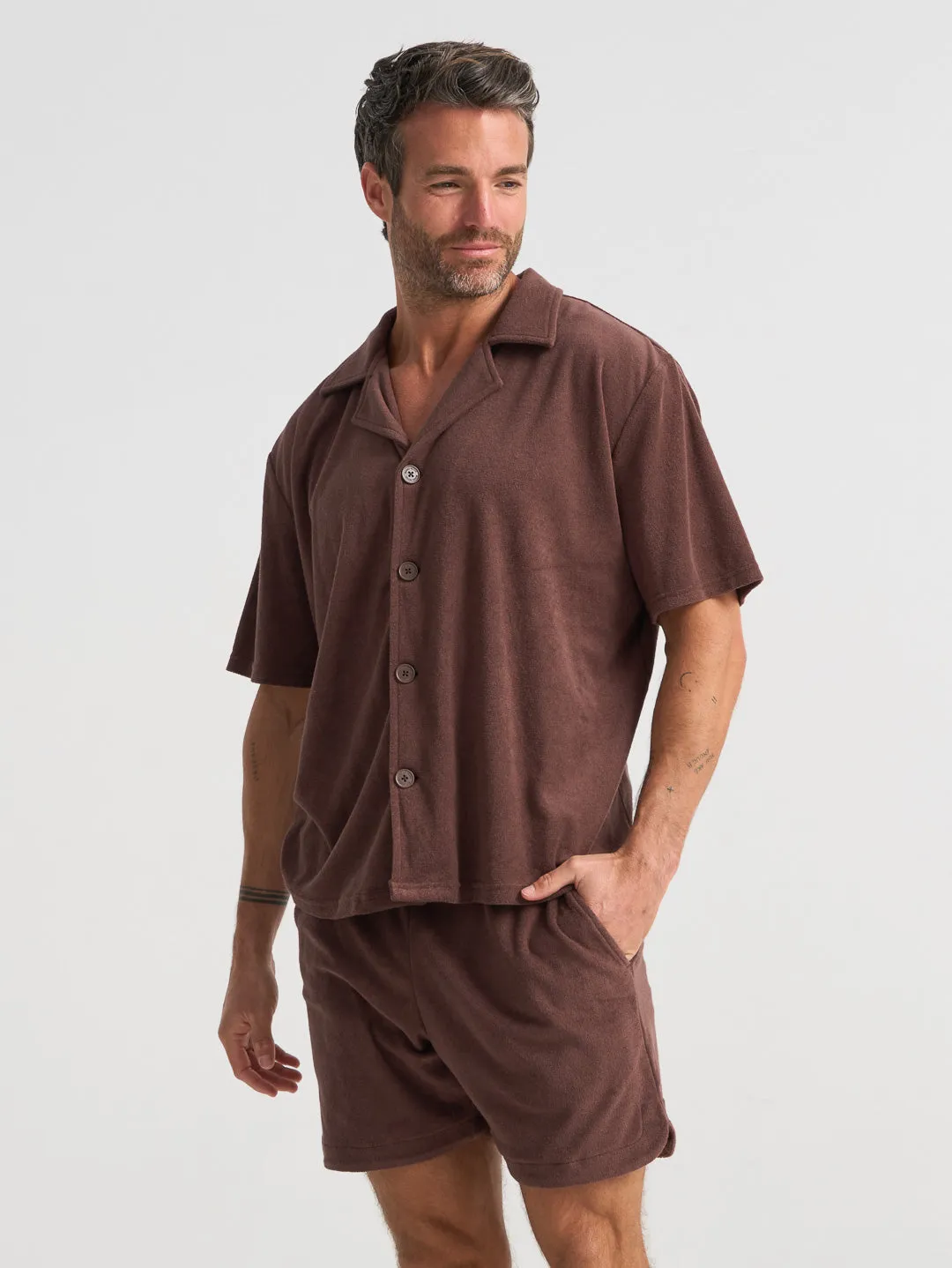 GLORY DAYS FLOAT TEE - CHOCOLATE sold by Bondi Active product image thumbnail 4