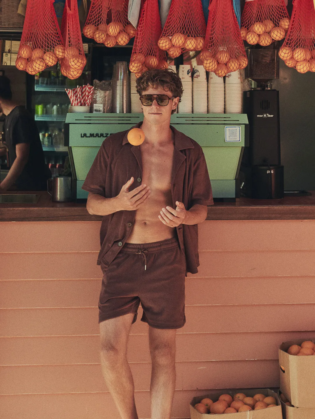 GLORY DAYS FLOAT TEE - CHOCOLATE sold by Bondi Active product image thumbnail 3