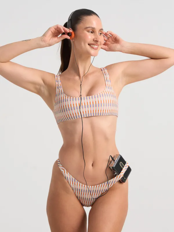 GLORY DAYS SCOOP SWIM TOP - AOP sold by Bondi Active