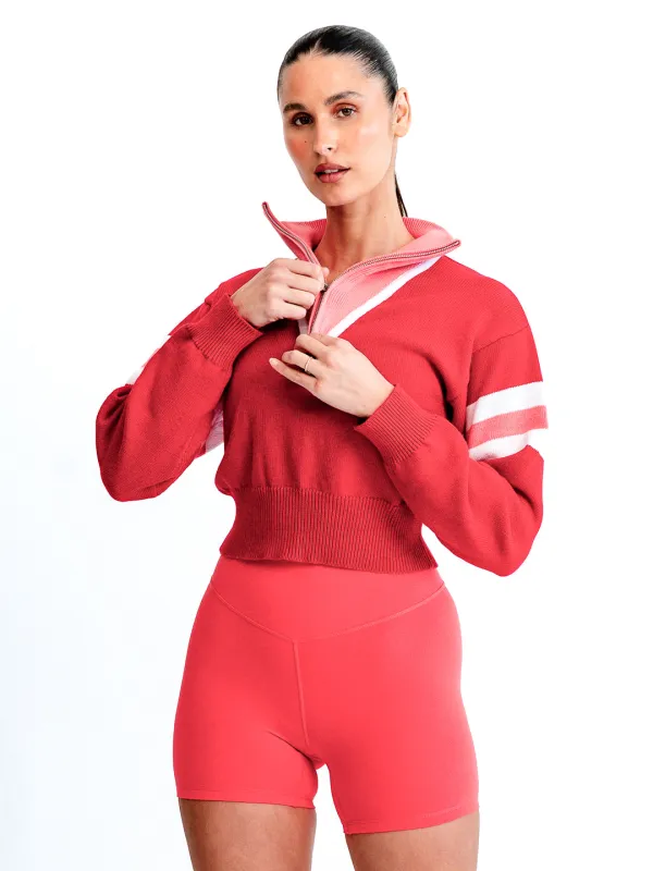 Speedway Victory Zip Knit - Watermelon made by Bondi Active