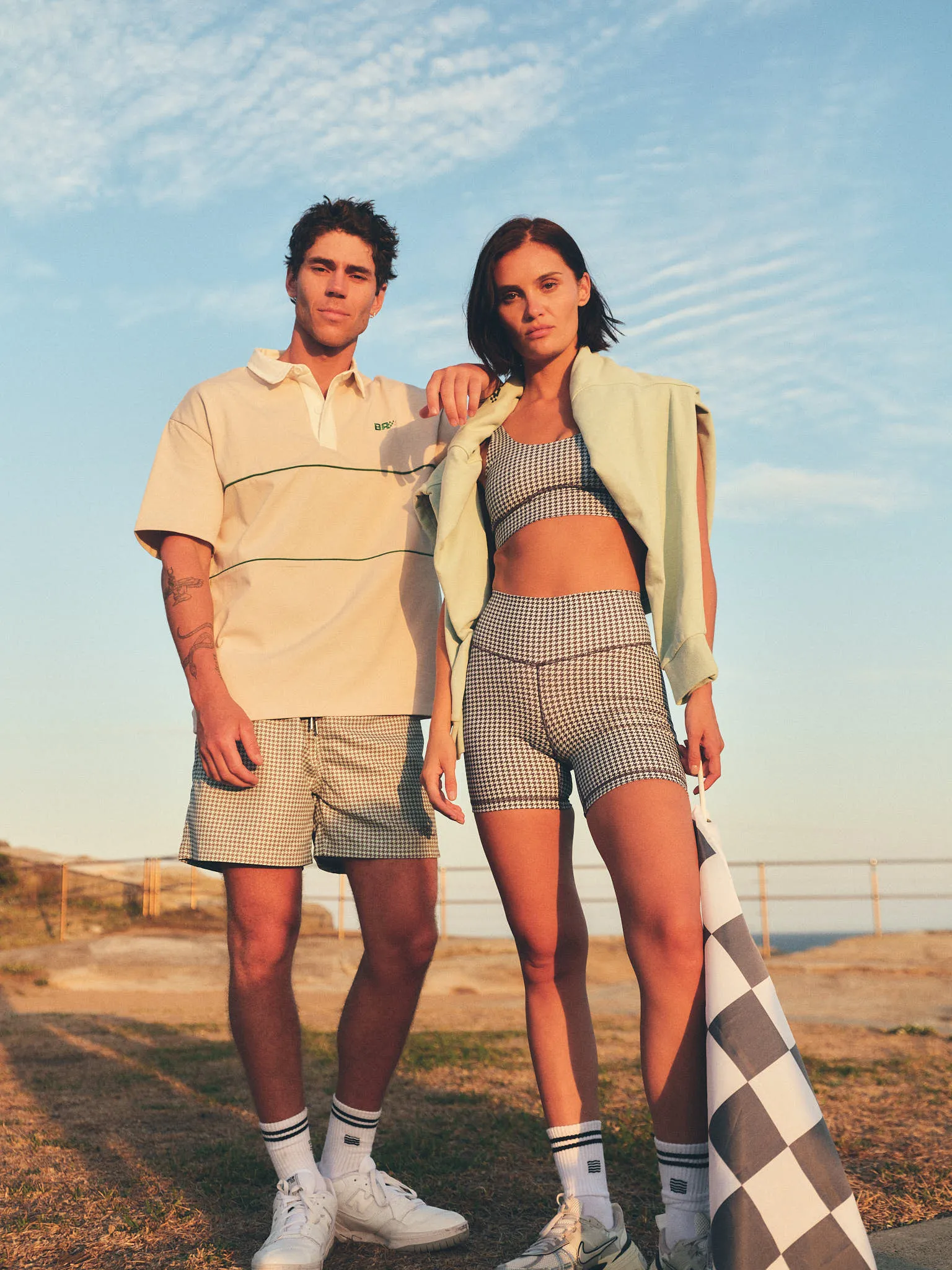 Speedway College Polo - Ecru sold by Bondi Active product image thumbnail 5