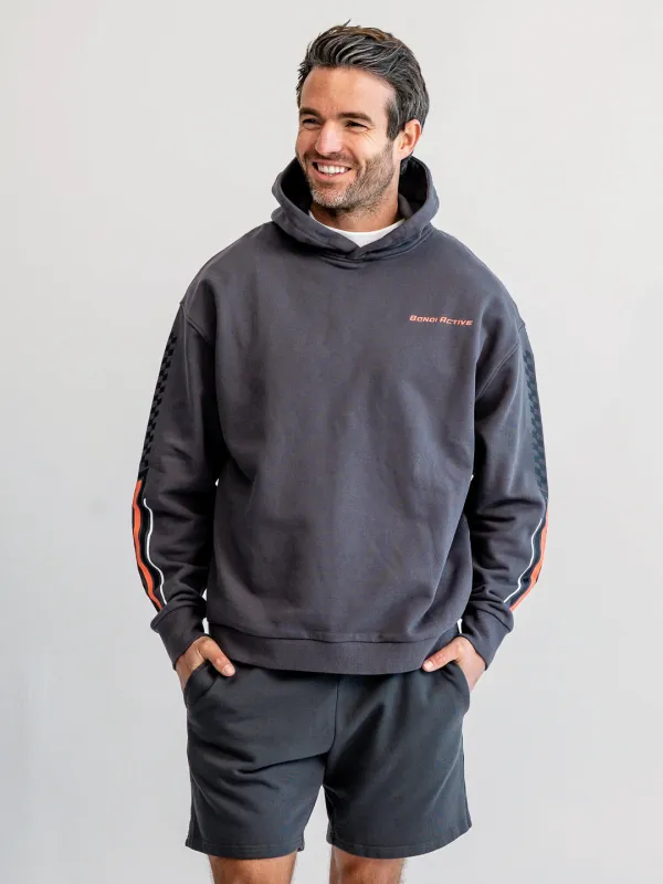 Speedway Accelerate Hoodie - Asphalt made by Bondi Active