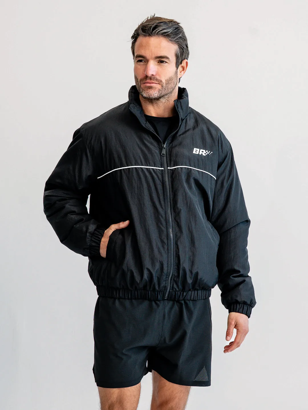 Speedway Sideline Bomber Jacket - Black sold by Bondi Active