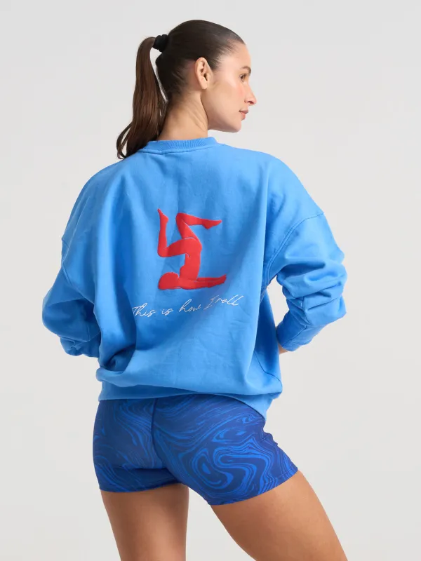 Forma Logo Crew- Washed Blue made by Bondi Active