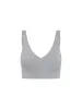 V Neck Support Bra - Grey Marle sold by Bondi Active