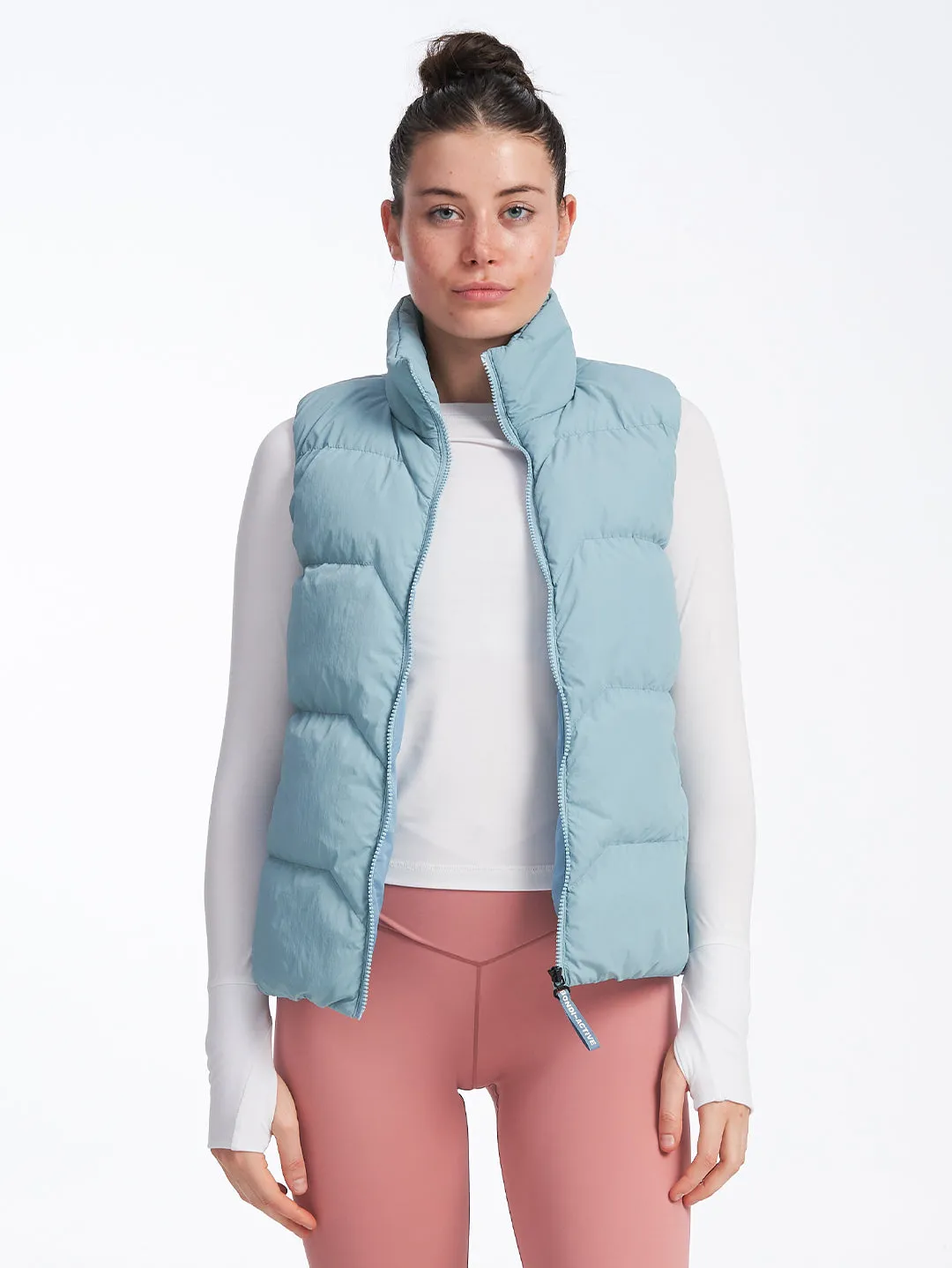 Puffer Vest - Silver Sage sold by Bondi Active product image thumbnail 2