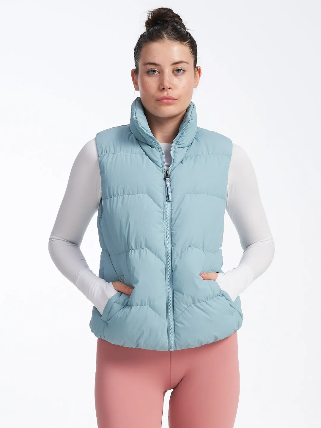 Puffer Vest - Silver Sage sold by Bondi Active product image thumbnail 4