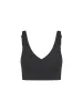 V Neck Support Bra - Black Marle sold by Bondi Active