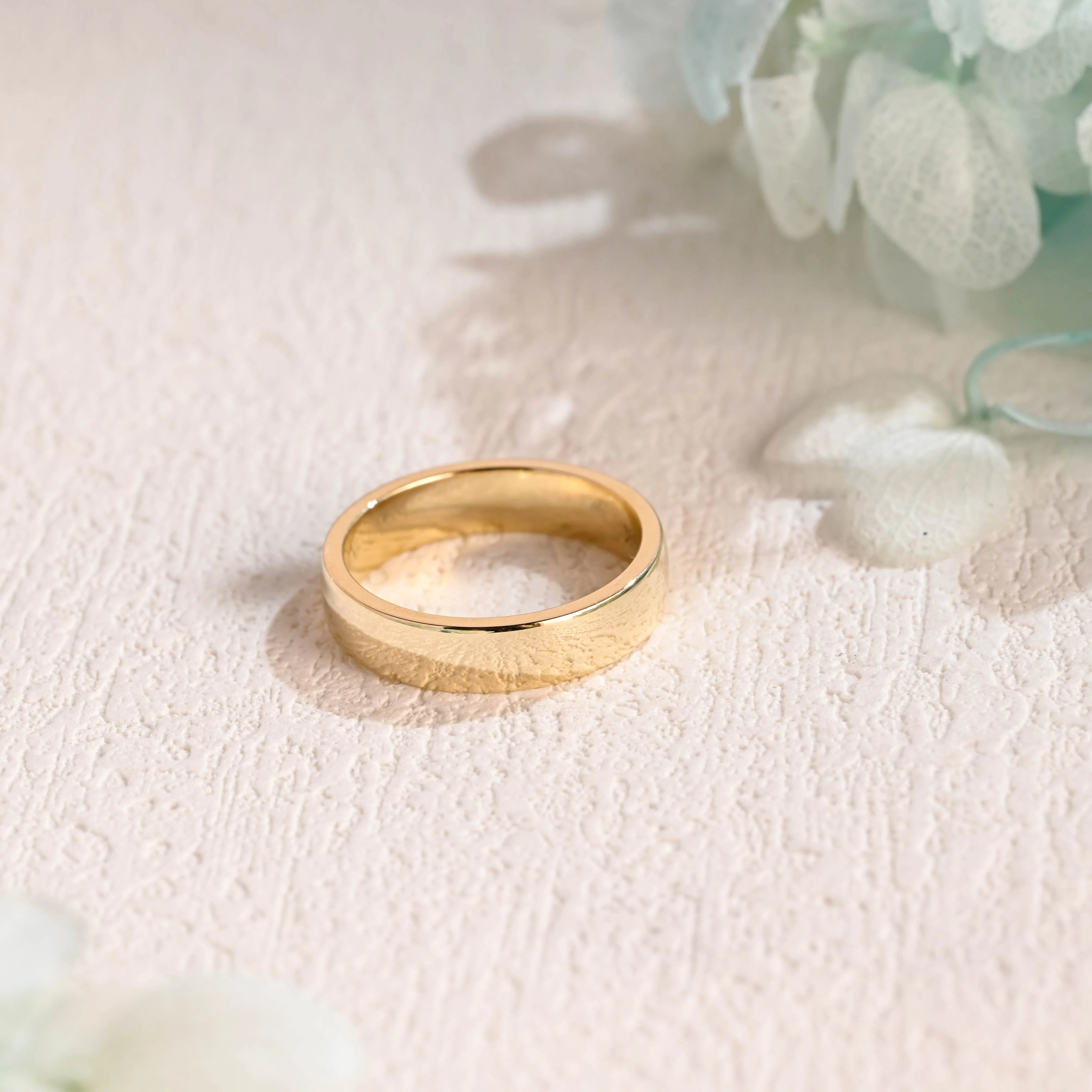 Custom Order for Lauren CausYou Solid Gold 5mm Plain Band, Unisex Wedding Band, Gift sold by Causyou product image thumbnail 4