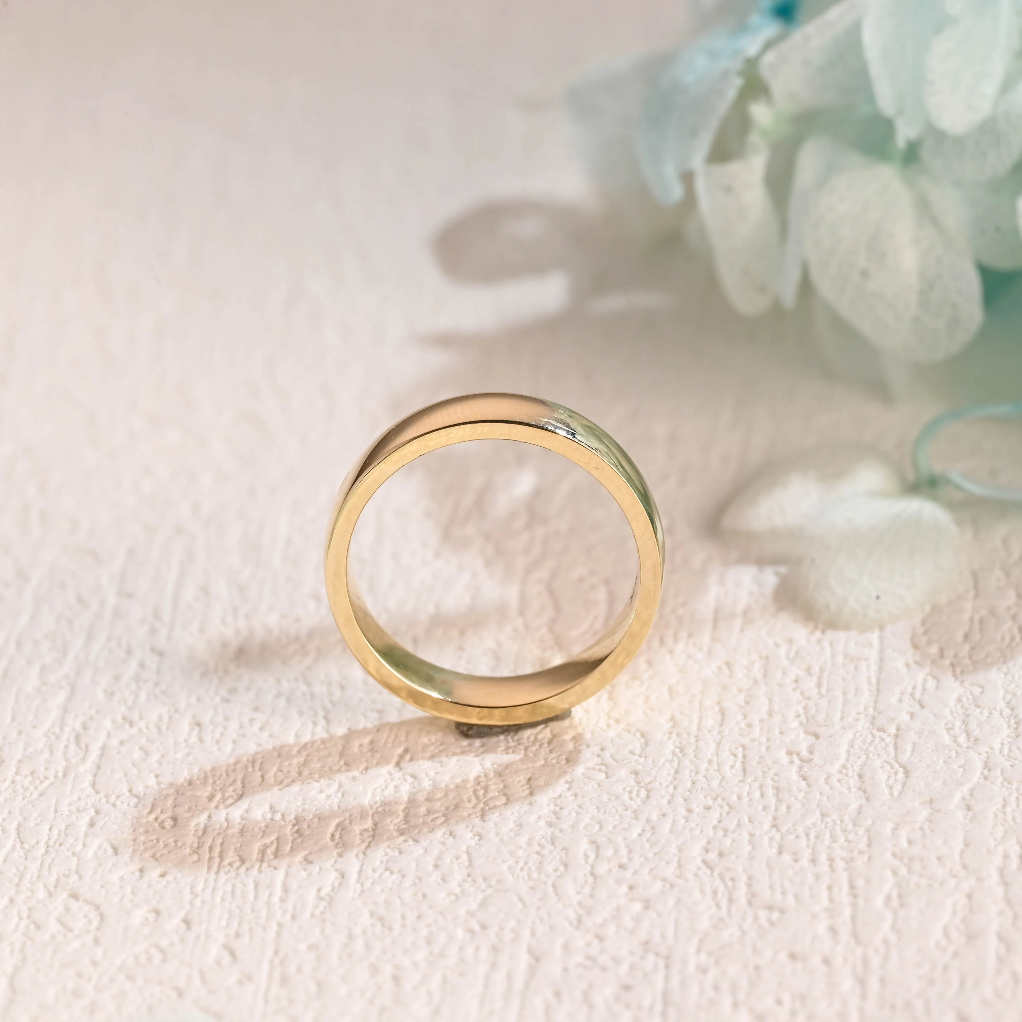 Custom Order for Lauren CausYou Solid Gold 5mm Plain Band, Unisex Wedding Band, Gift sold by Causyou product image thumbnail 5