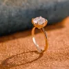 CausYou Solid Gold D/VS1 Lab Grown Diamond Round Cut Engagement Ring, Solitaire Wedding Bridal Ring sold by Causyou