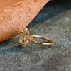 CausYou Solid Gold D/VS1 Halo Emerald Cut Lab Grown Diamond Engagement Ring, Promise Ring for Her sold by Causyou
