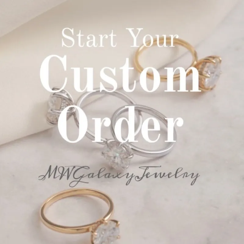 Cushion Cut Engagement Ring, Solid Gold Hidden Halo Ring with Pave in Band, Platinum Cushion Ring, Anniversary Ring/Personlized Gift for Her/Birthday Gift for Women sold by Causyou