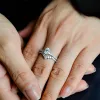 Solid Gold Curved Lab Grown Diamond Wedding Band, Matching Wedding Ring for Woman Wife sold by Causyou