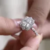 Solid Gold D/VS1 Radiant Cut Lab Grown Diamond Engagement Ring, Promise Ring, Gift for Woman Wife sold by Causyou