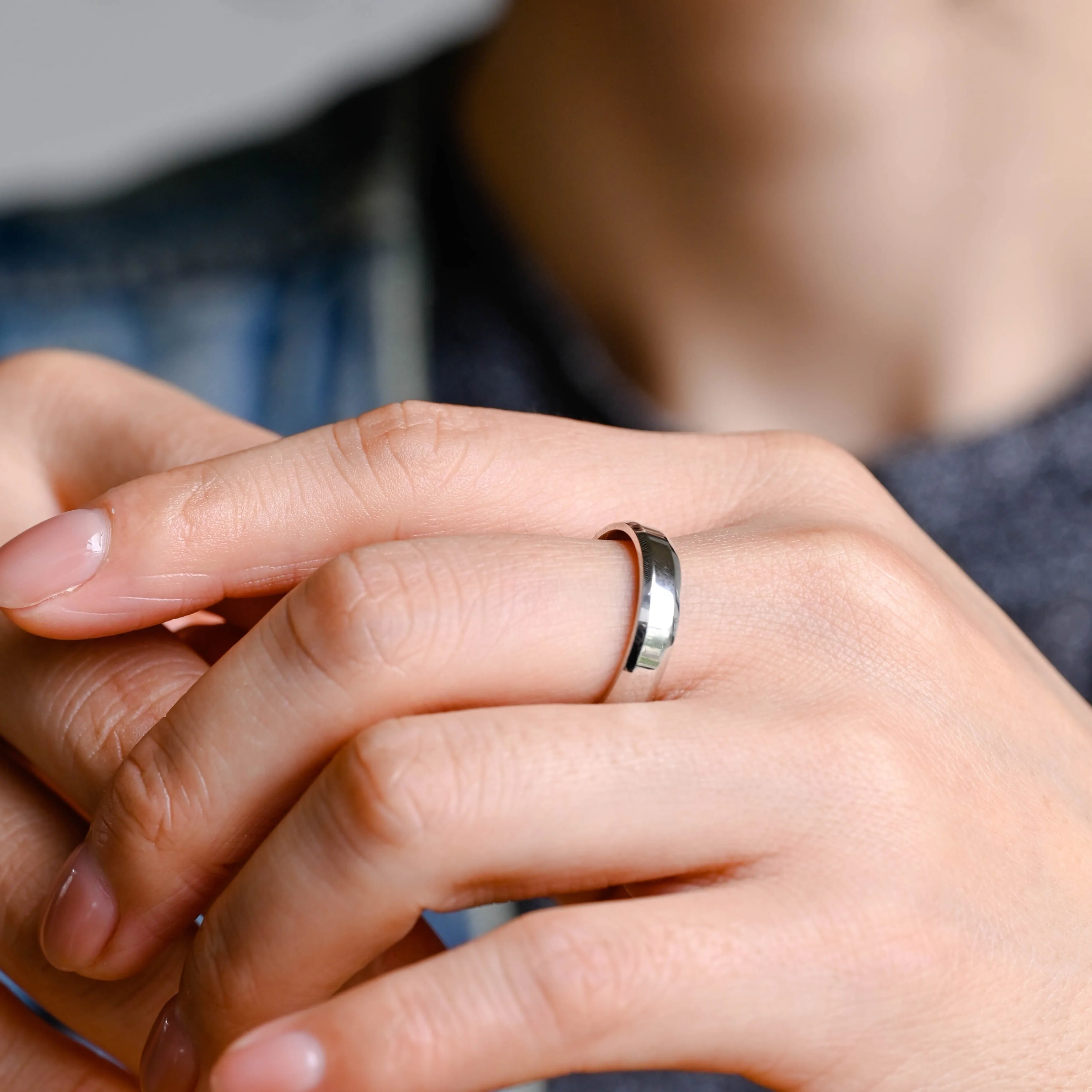 CausYou Solid Gold 4mm Width Plain Band, Unisex Wedding Band sold by Causyou product image thumbnail 4