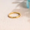 Solid Gold 2mm Width Plain Wedding Band sold by Causyou