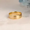 CausYou Solid Gold 6mm Brushed Wedding Band sold by Causyou
