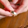 CausYou Solid Gold 6mm Brushed Wedding Band sold by Causyou