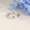 Solid Gold 4mm Width Round Cut Yellow Sapphire Wedding Band sold by Causyou