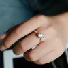 CausYou Solid Gold D/VS1 Bypass Two Tone Round Cut Lab Grown Diamond Engagement Ring sold by Causyou