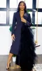 About It | Ruffle Detail Blazer Dress - Black -A3 sold by Cutely Covered