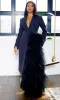 About It | Ruffle Detail Blazer Dress - Black -A3 sold by Cutely Covered