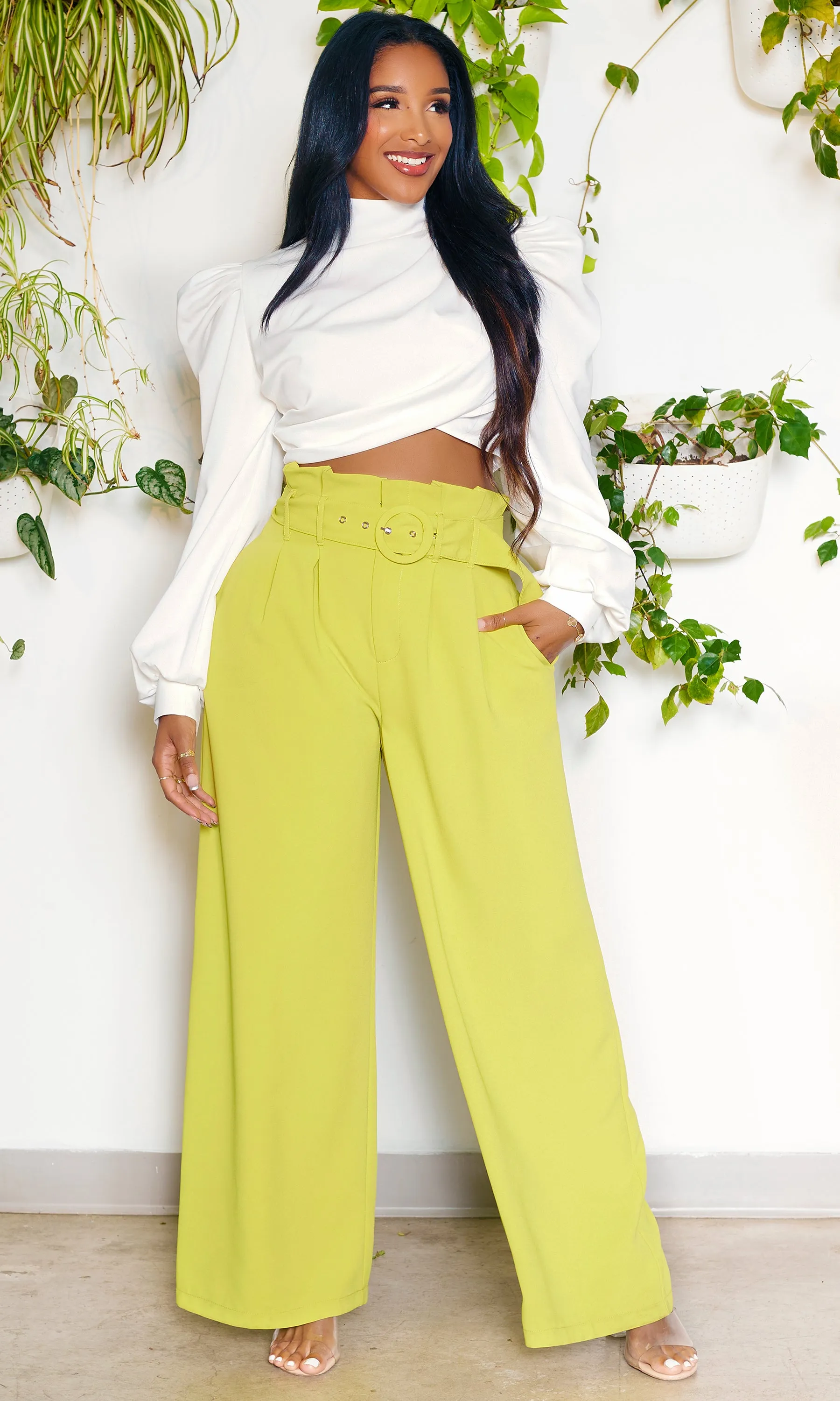 Drape Crop Top - Off White sold by Cutely Covered product image thumbnail 5