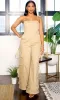 New Era | Cargo Jumpsuit - Taupe sold by Cutely Covered