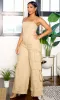 New Era | Cargo Jumpsuit - Taupe sold by Cutely Covered