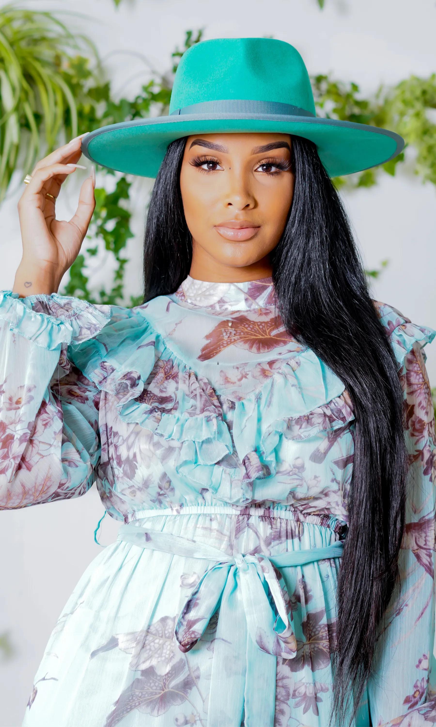 Trendsetter 2 - Mint Fedora Hat sold by Cutely Covered product image thumbnail 4