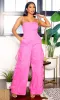 New Era | Cargo Jumpsuit - Pink PREORDER Ships End September sold by Cutely Covered