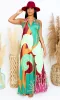 Hues & Cues | Halter Maxi Dress - Green sold by Cutely Covered