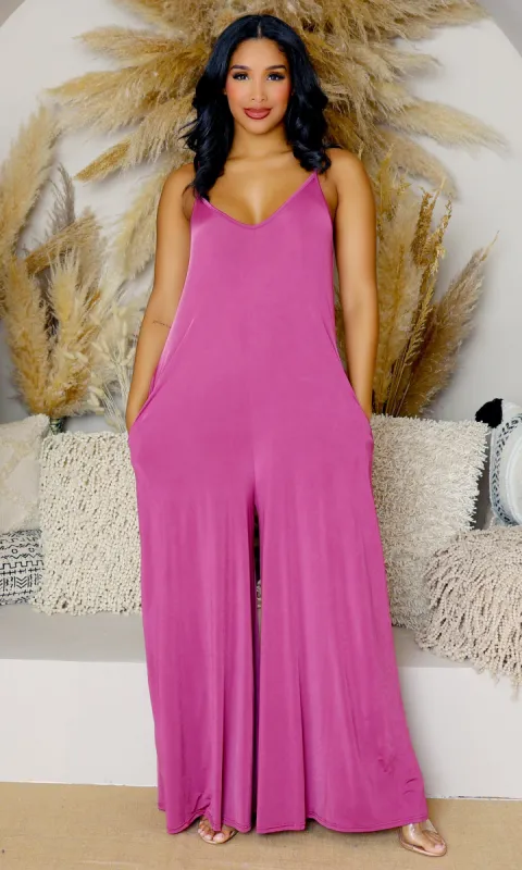 Stretch Chic Jumpsuit - Marsela sold by Cutely Covered