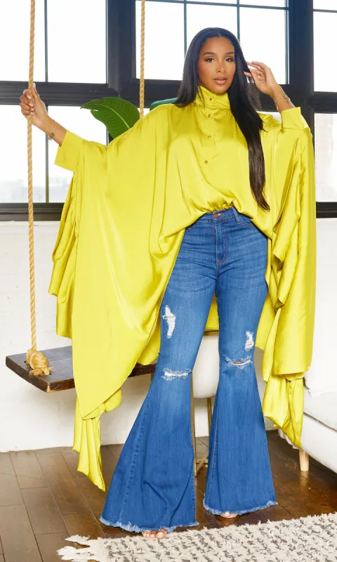 Flare Jeans | High Waisted Denim Jeans sold by Cutely Covered