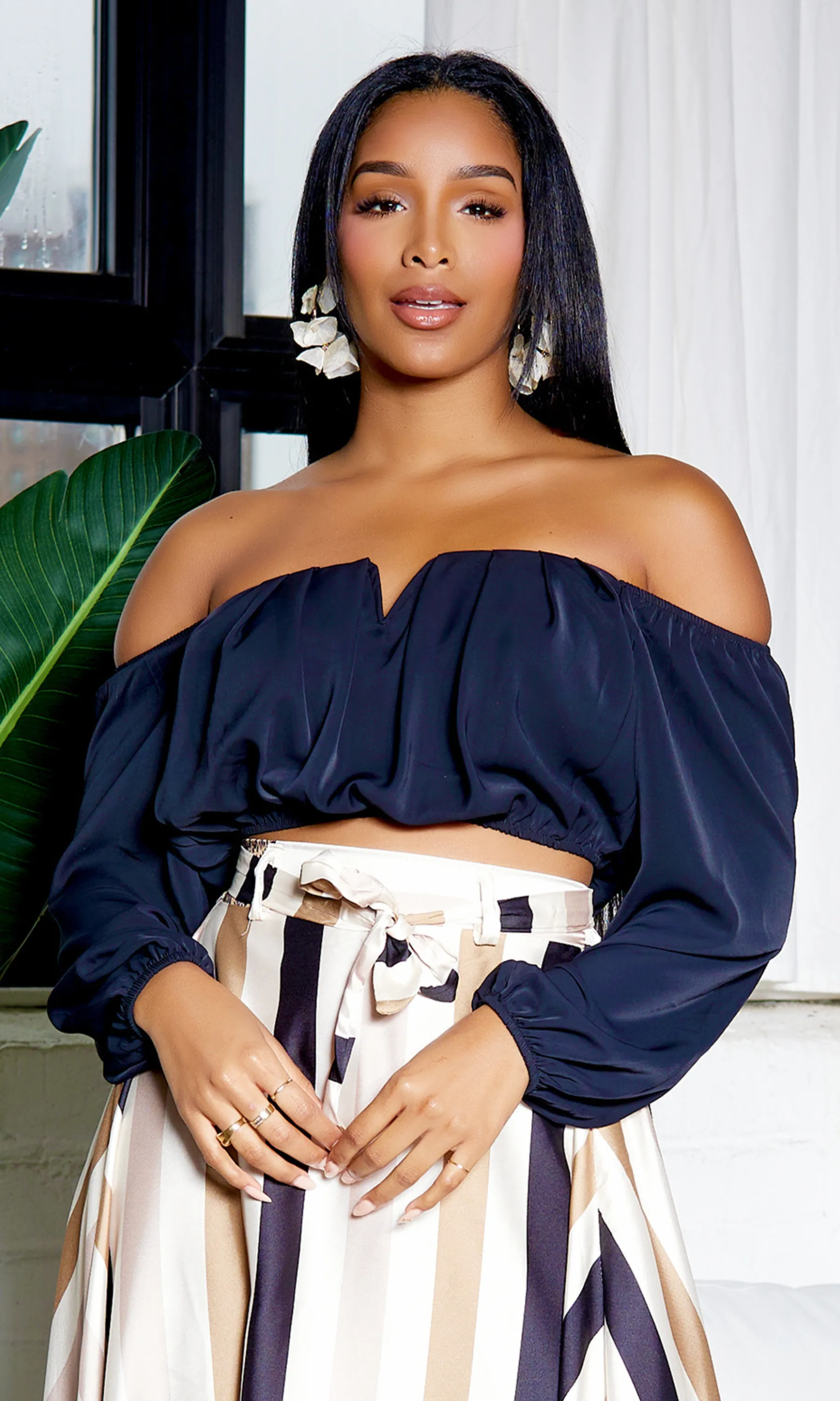 Chic Off Shoulder Top - Black C10 FINAL SALE sold by Cutely Covered