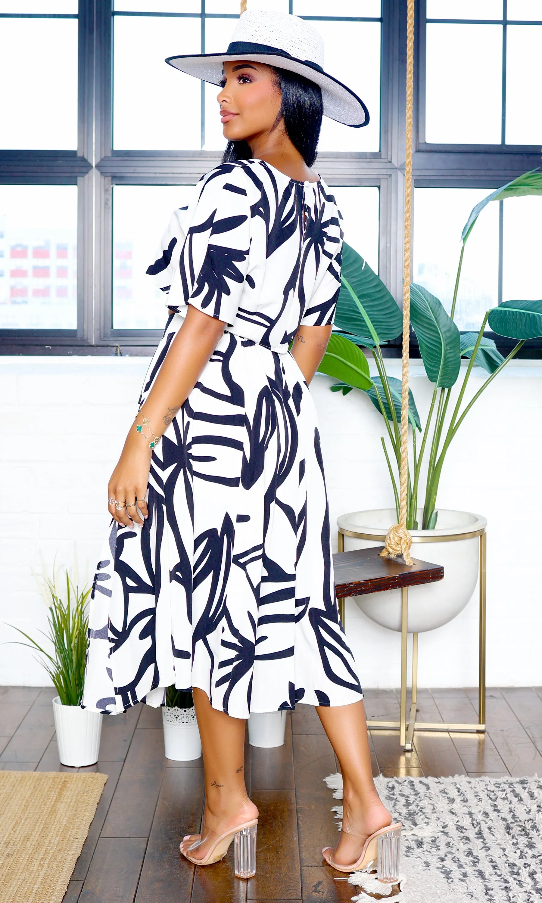 Leaf Me Alone | Skirt Set - Off White sold by Cutely Covered product image thumbnail 5