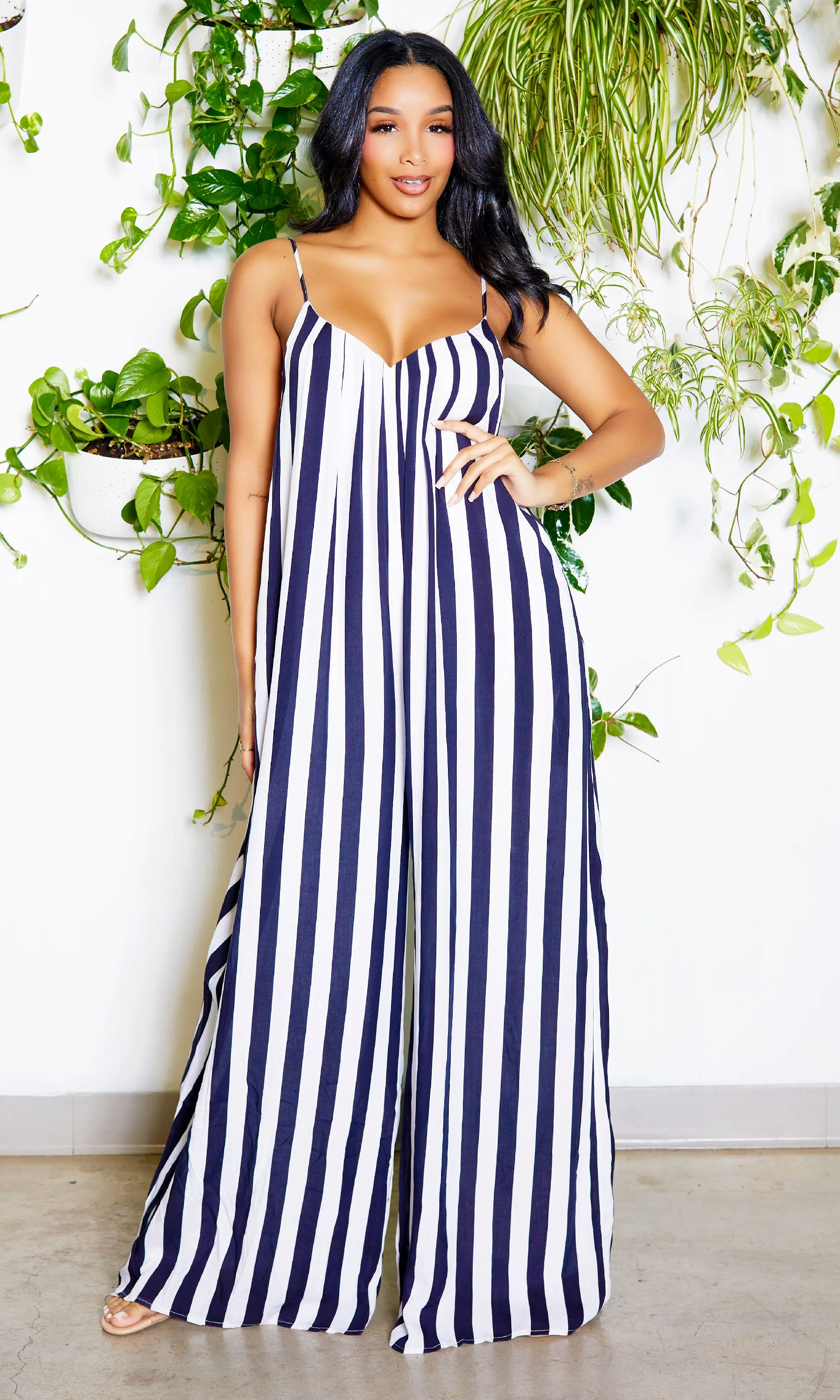 Cute & Casual 2 | Loose Jumpsuit - Stripe sold by Cutely Covered product image thumbnail 4