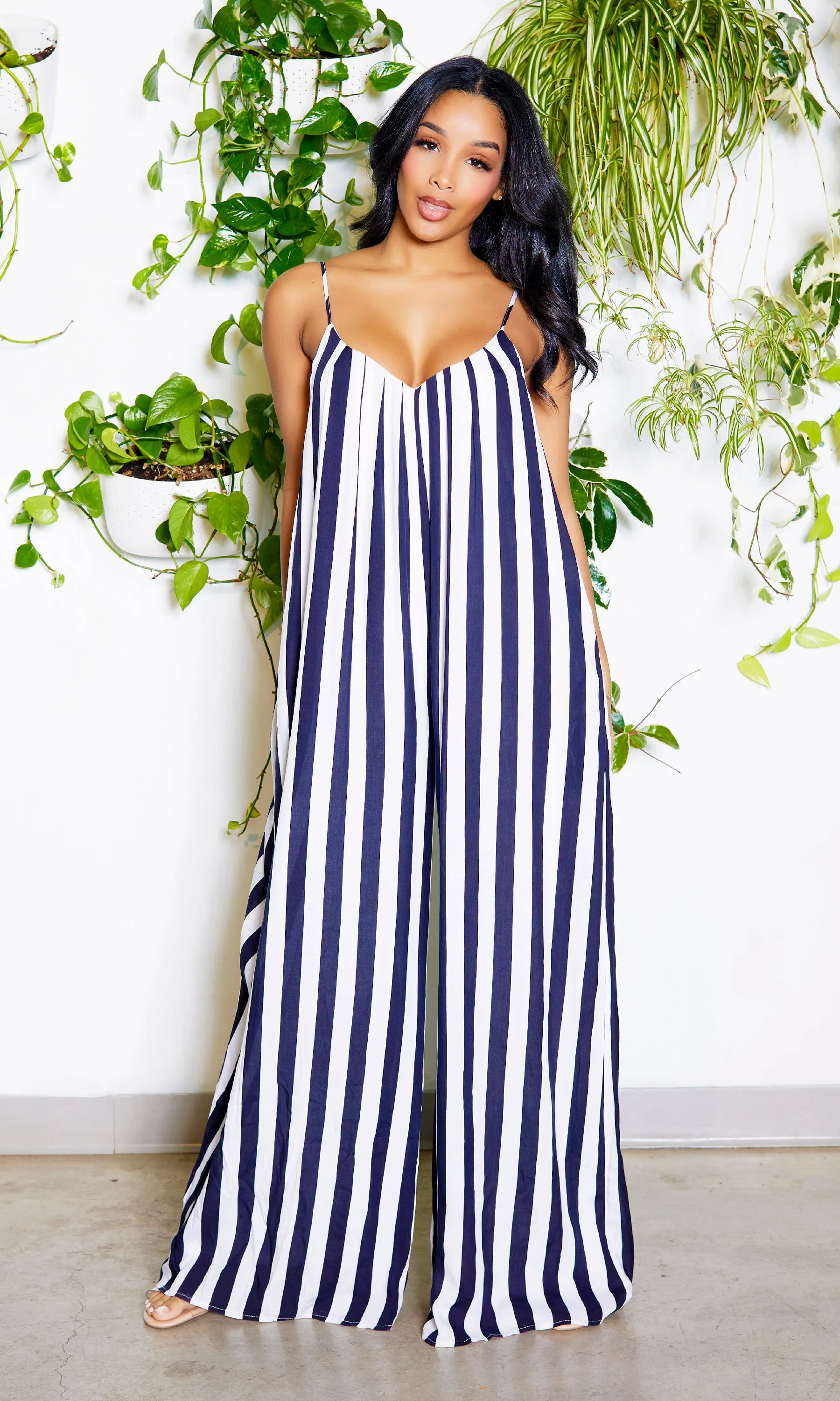Cute & Casual 2 | Loose Jumpsuit - Stripe sold by Cutely Covered product image thumbnail 2