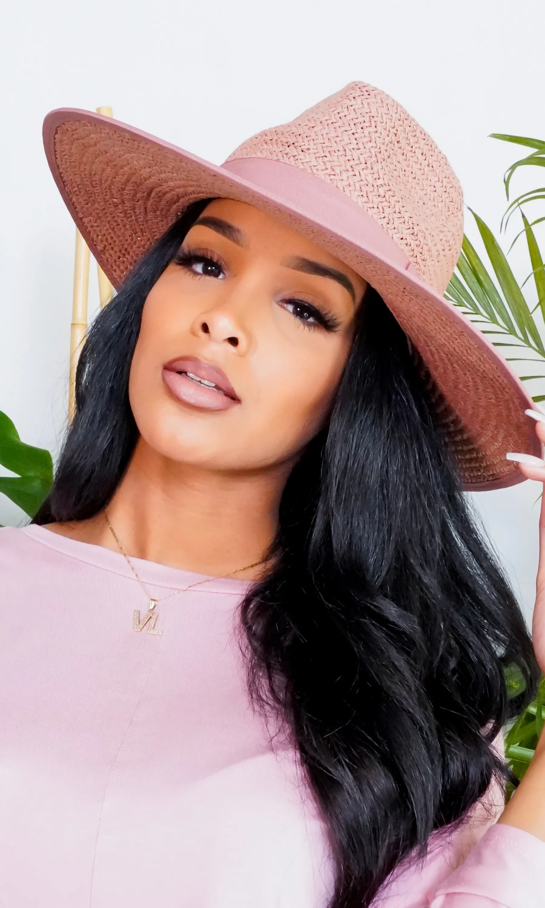 Trendsetter 2 | Straw Fedora - Rose sold by Cutely Covered product image thumbnail 5