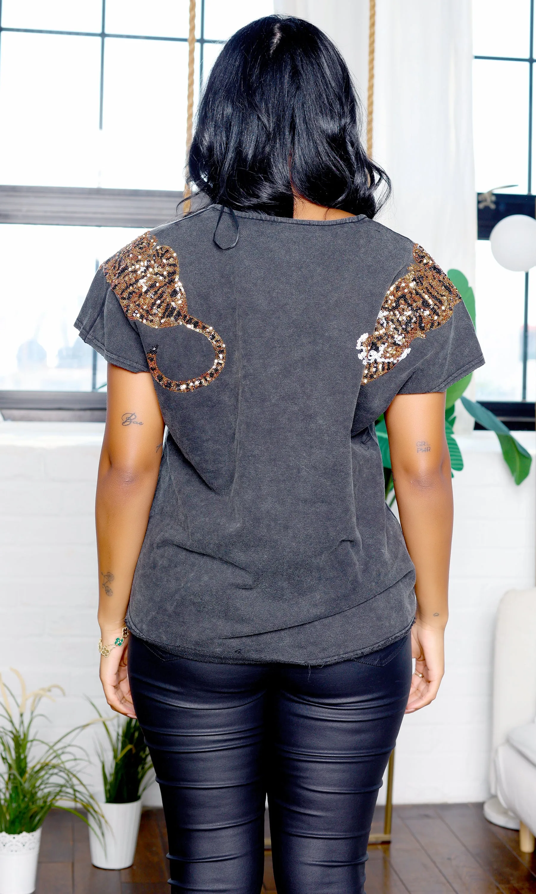 Lily | Chic Blouse - Black sold by Cutely Covered product image thumbnail 3