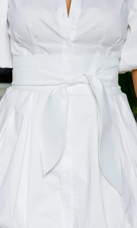 Waistband Belt - White sold by Cutely Covered