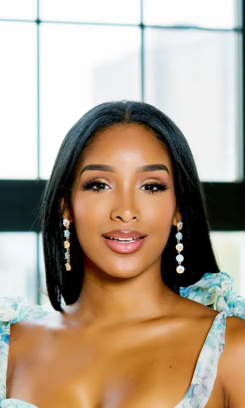 Multi Color Drop Earrings sold by Cutely Covered