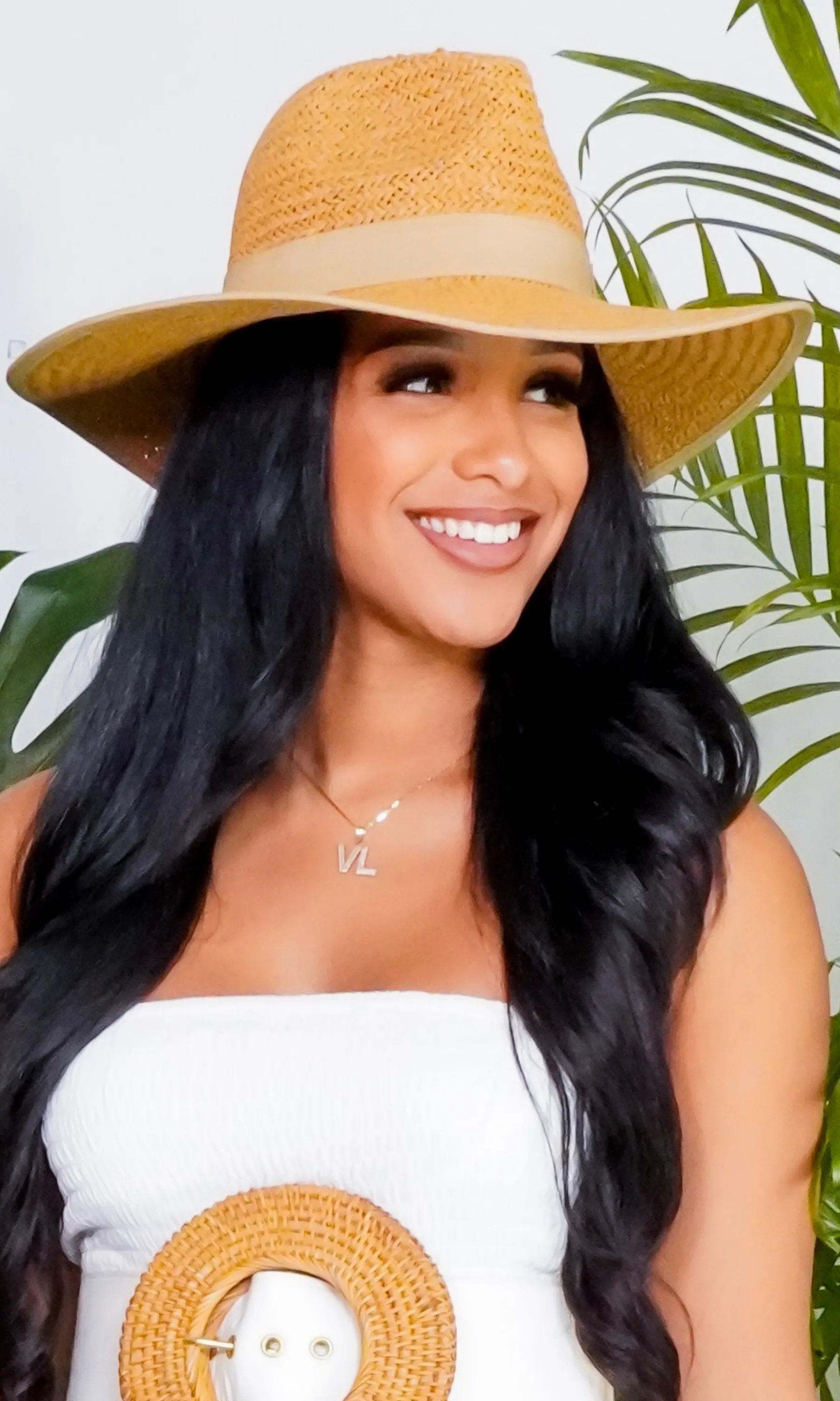 Trendsetter 2 | Straw Fedora - Latte sold by Cutely Covered product image thumbnail 5