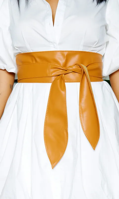 Waistband Belt - Carmel sold by Cutely Covered