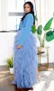 About It | Ruffle Detail Blazer Dress - Denim sold by Cutely Covered
