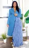 About It | Ruffle Detail Blazer Dress - Denim sold by Cutely Covered