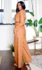Arya | Blazer & Wide-Leg Pants Set - Orange sold by Cutely Covered