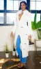 Distressed Zip Up Faux Fur Cardigan - White sold by Cutely Covered
